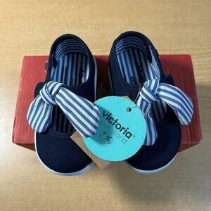 Baby Girl Victoria Ojala Mary Jane Shoes with Bow in Oraganic Cotton